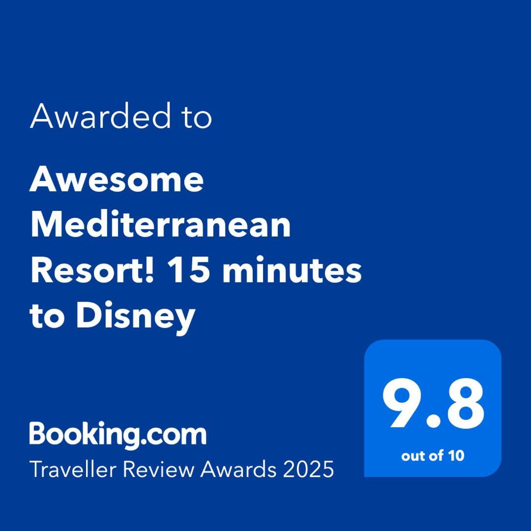 Awesome Mediterranean Resort! 15 Minutes To Disney Kissimmee Εξωτερικό φωτογραφία